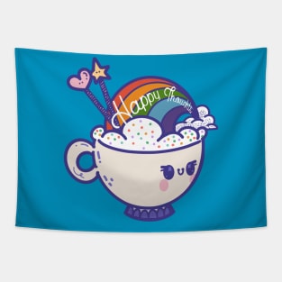Happy Thoughts Cup Tapestry