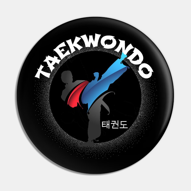 Martial Artist Kick TaeKwonDo Pin by pho702