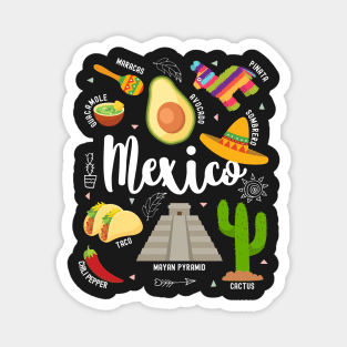 Viva Mexico Mexican travel vacation Magnet