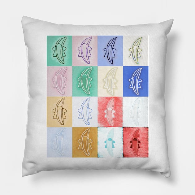 MeepNana Quad Squad 4 Pillow by Zenanigans