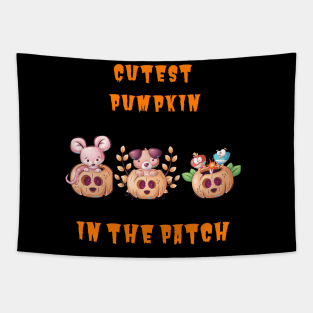 Cutest Pumpkin In The Patch Tapestry