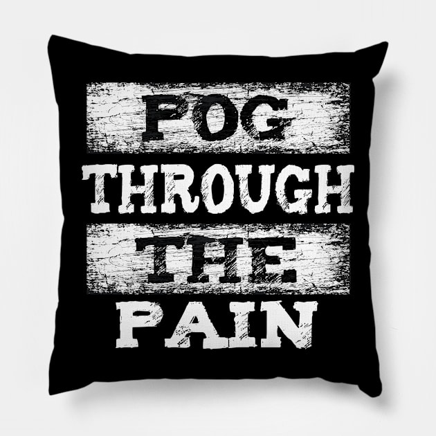 Pog Through The Pain Pillow by Color Fluffy