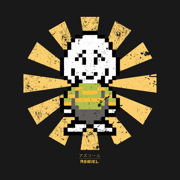 Asriel Retro Japanese Undertale by Nova5