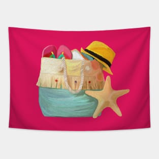 Sunny Beach Bag Tapestry