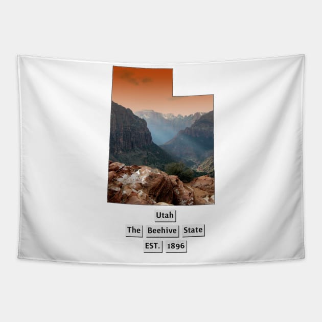 Utah USA Tapestry by Designs by Dyer