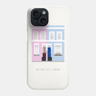 Colorful Houses in Notting Hill, London, England Phone Case