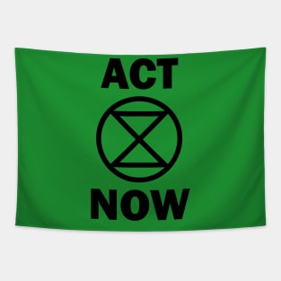 ACT NOW extinction rebellion Tapestry