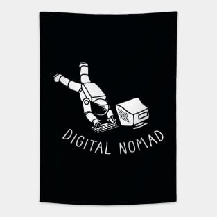 Digital Nomad Astronaut by Tobe Fonseca Tapestry
