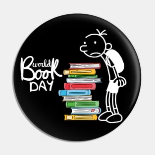 World Book Day  Funny Book Day Character Pin