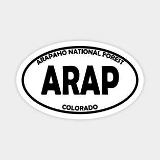 Arapaho National Forest oval Magnet