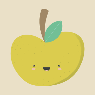 Cute happy green apple T-Shirt