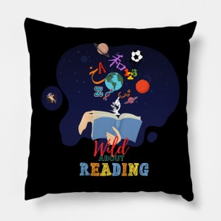 Wild about reading Pillow