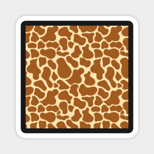 Giraffe Print Pattern Magnet