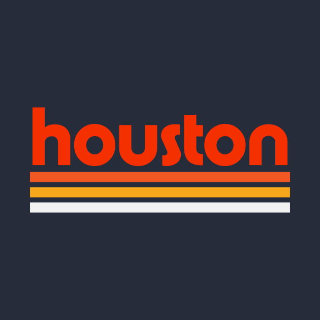 Retro Houston Stripes by Now Boarding