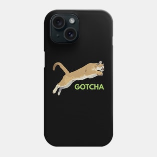 Jumping Cougar Gotcha Phone Case