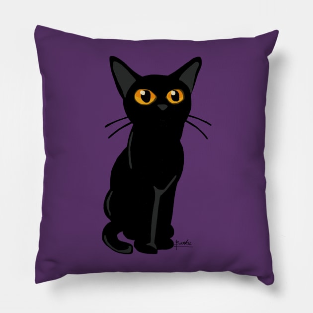 Looking at something Pillow by BATKEI