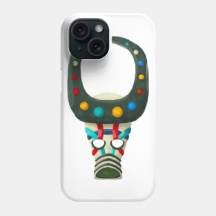 Watercolor tribal mask Phone Case