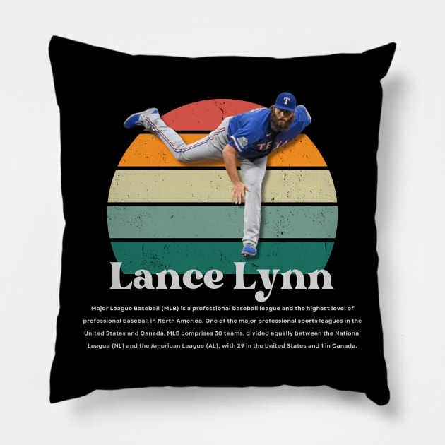 Lance Lynn Vintage Vol 01 Pillow by Gojes Art