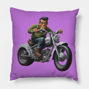 Crazy Biker. Pillow