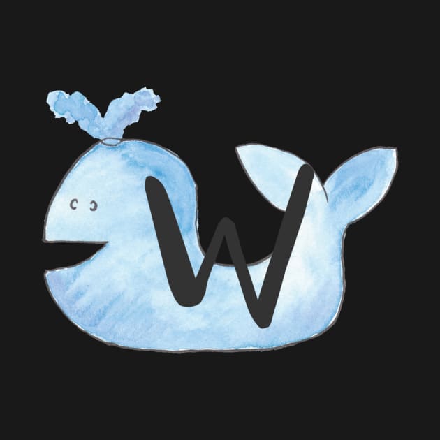 W is for Whale by littlebigbit