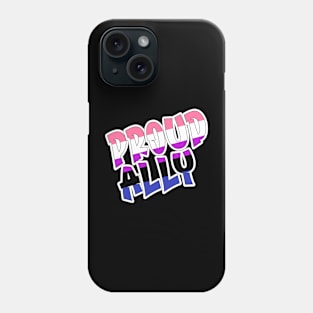 Proud Ally Gender Fluid Flag Phone Case