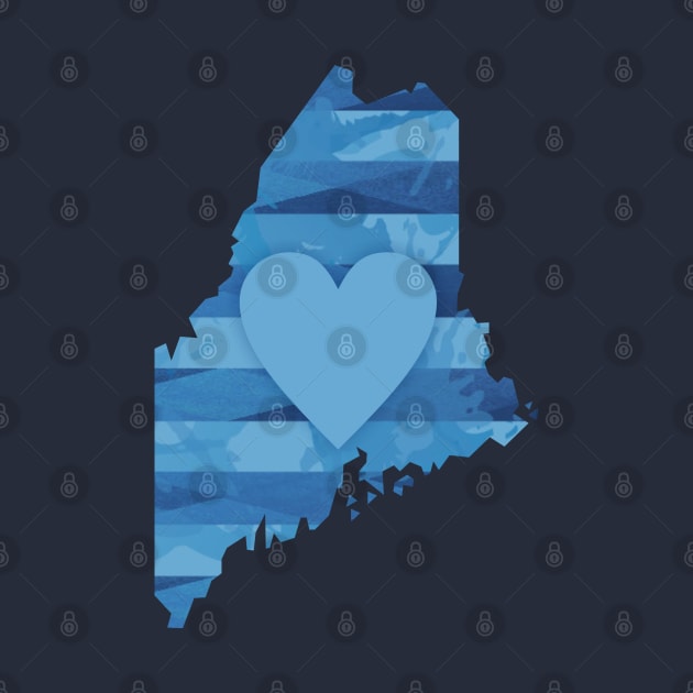 Maine Heart by Dale Preston Design