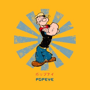 Popeye Retro Japanese T-Shirt
