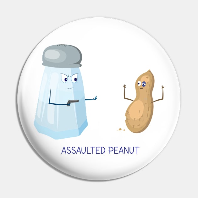 Assaulted Peanut Pin by itsaulart