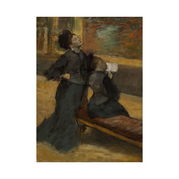 Visit to a Museum by Edgar Degas by Classic Art Stall