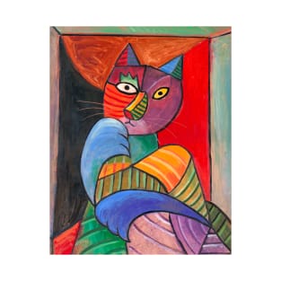 Cubist Cat T-Shirt