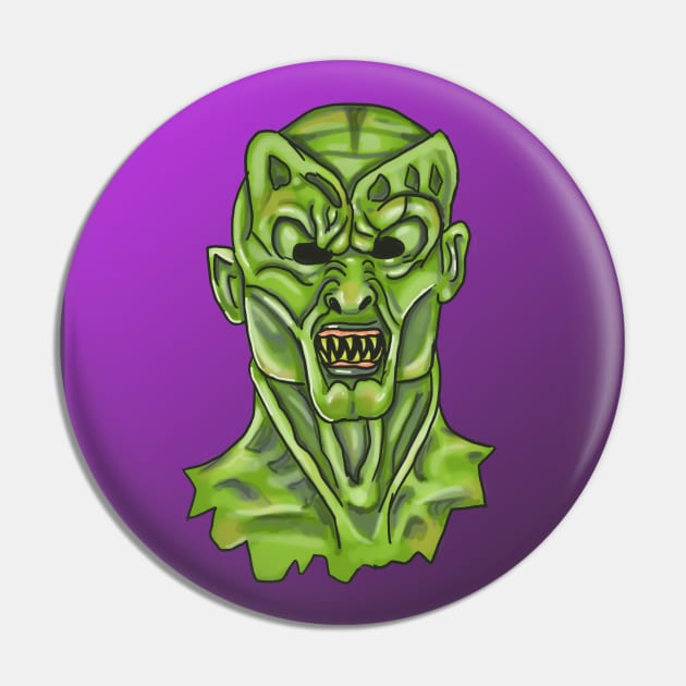 Goosebumps- Haunted Mask Pin by tesiamarieart