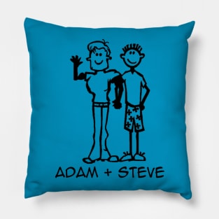 Adam + Steve Pillow