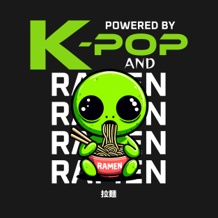 Powered By K-Pop And Ramen T-Shirt