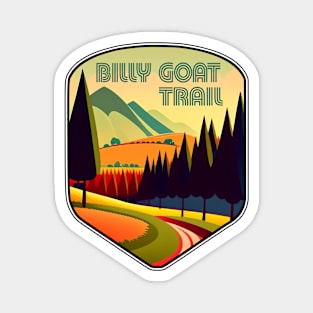 Billy Goat Trail Maryland Colors Magnet