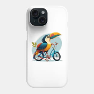 bicycle bird Phone Case