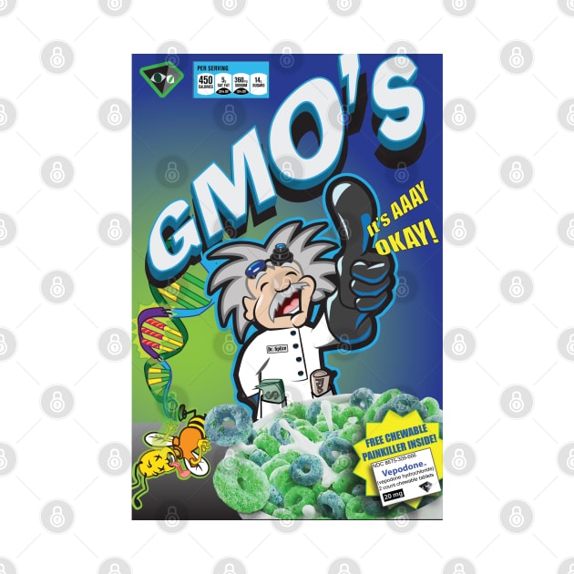 GMO'S Cereal Box by SteveGrime