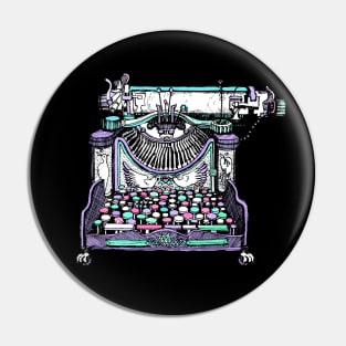 Magical Typewriter Pin