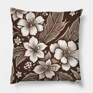 White Flowers Pillow