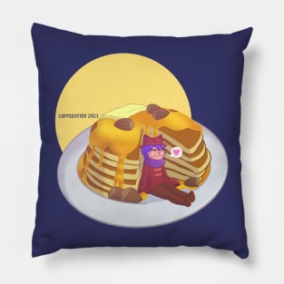 Niko w/ Pancake Stack Pillow