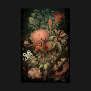 A.I. Gardens :: Sampling Masters :: Ernst Haeckel + Rembrandt T-Shirt