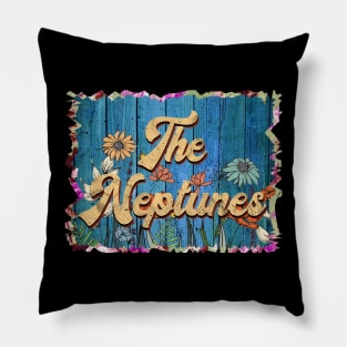 Vintage Neptunes Name Flowers Limited Edition Classic Styles Pillow