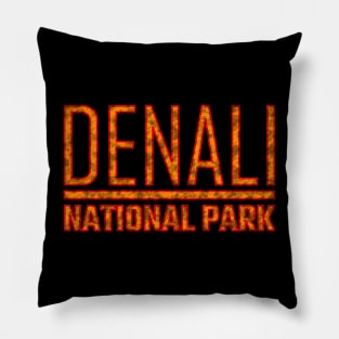 Denali National Park, Alaska Adventure Pillow