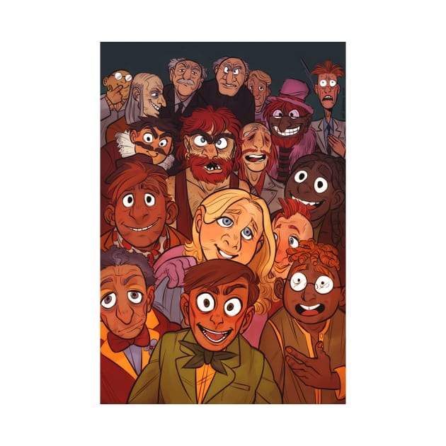 The Muppets by groovybastard