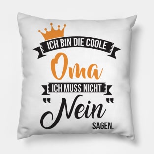 Ich bin die coole oma Pillow