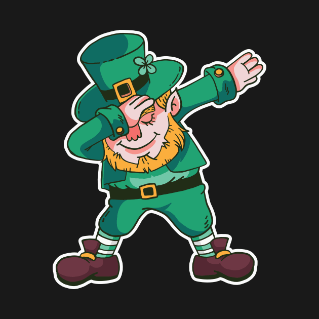 Dabbing Leprechaun by SLAG_Creative