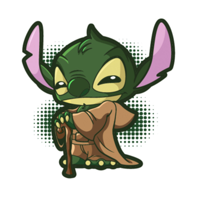 Stitch Yoda - Yoda - T-Shirt | TeePublic
