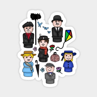 Mary Poppins All-Over Print Magnet