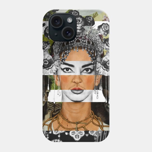 F.K. and Maria Callas in Turandot Phone Case by luigi-tarini