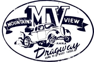 Mountain View Dragway Magnet