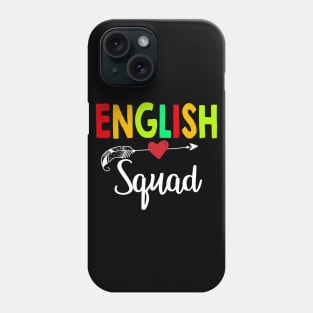 English Squad Teacher Back To School Phone Case